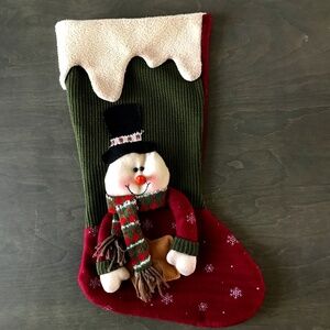 Snowman Christmas Stocking